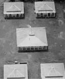aerial view of Vastu housing for Vedic Pandits