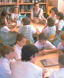 students in a classroom