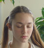 girl meditating