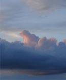 dramatic clouds in the sky