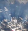 cloud with rays of sun