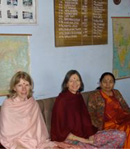 Members of Mother Divine delegation